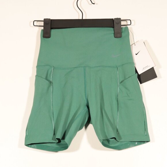 NWT Nike Medium-Support High-Waisted 5" Biker Shorts with Pockets Size XS - Picture 5 of 15